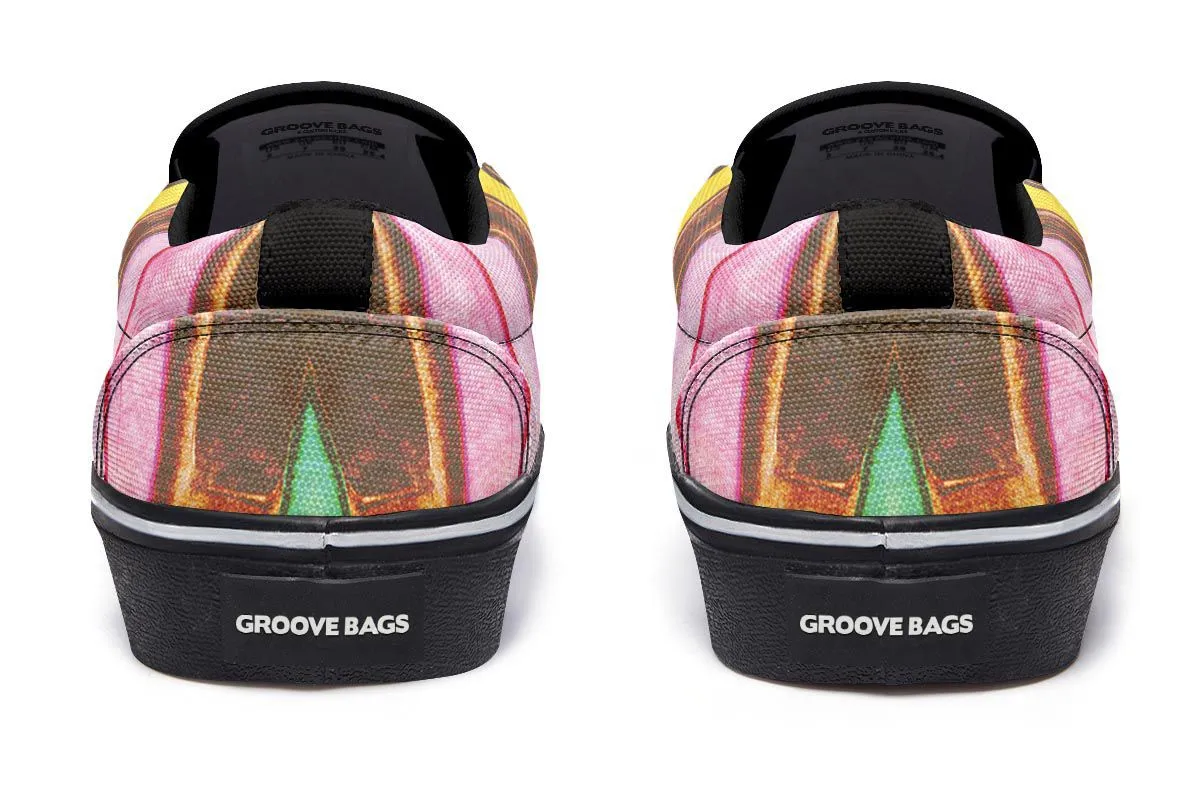 Piano Grunge Slip-On Shoes