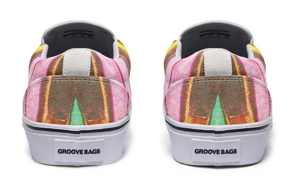 Piano Grunge Slip-On Shoes