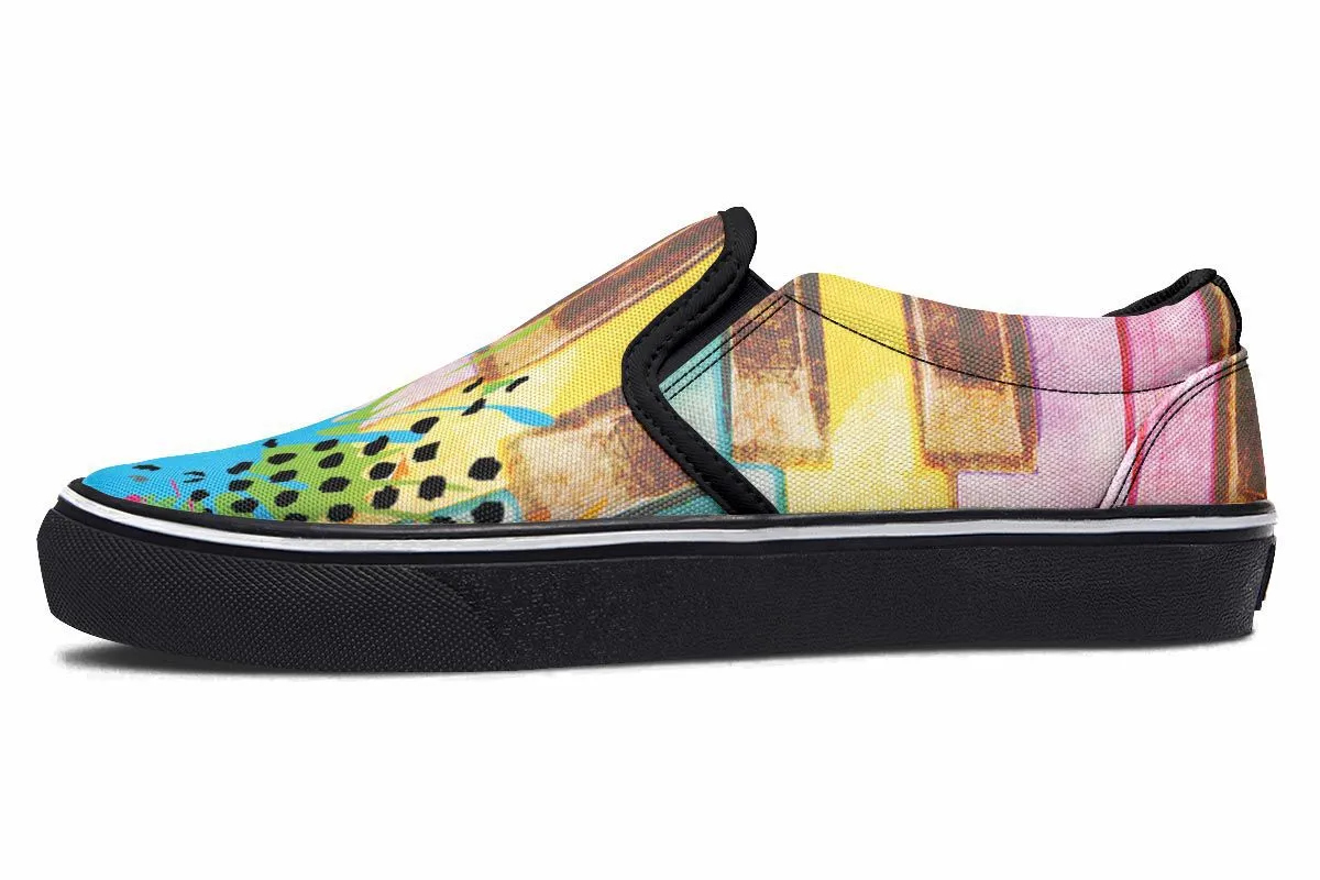 Piano Grunge Slip-On Shoes