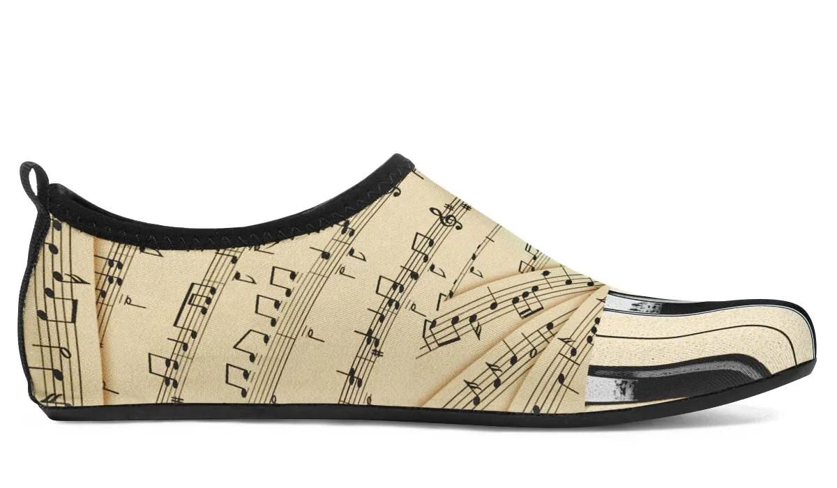 Piano Sheet Music Aqua Barefoot Shoes