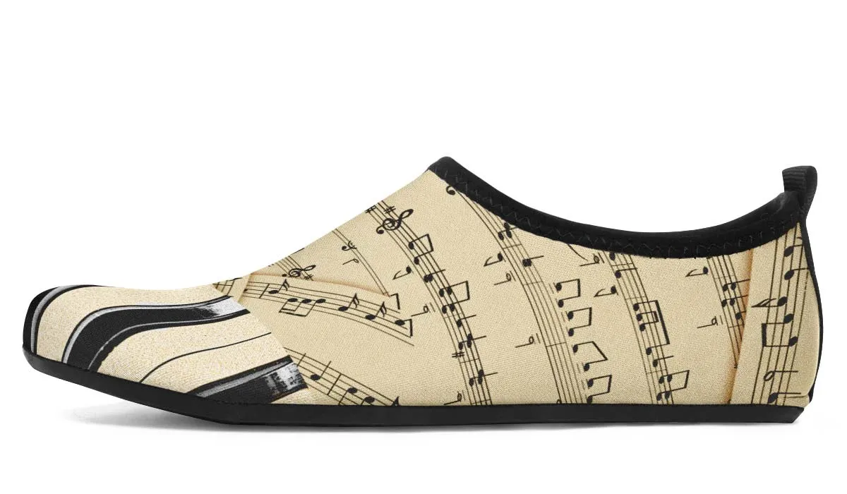 Piano Sheet Music Aqua Barefoot Shoes