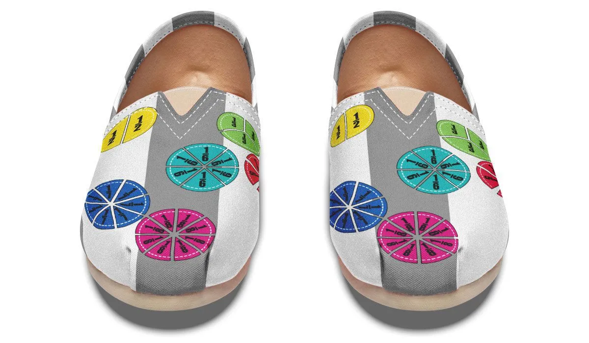 Pie Fractions Casual Shoes