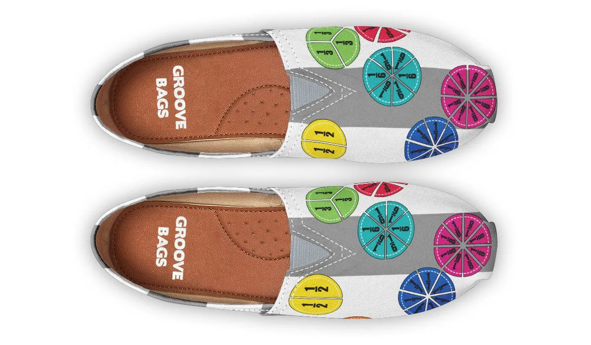 Pie Fractions Casual Shoes