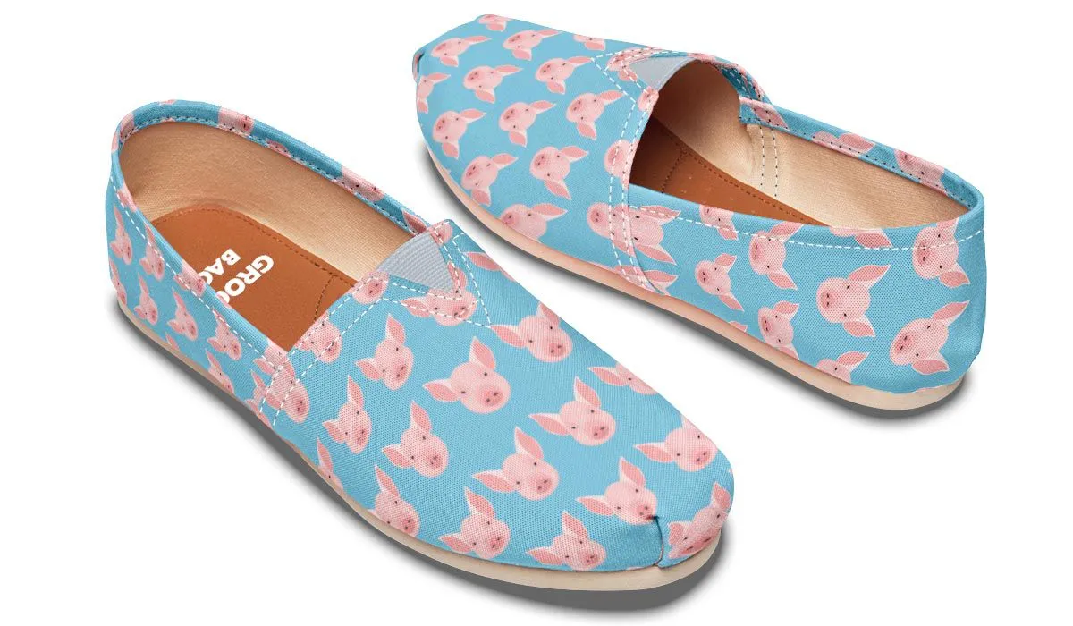 Pig Pattern Casual Shoe