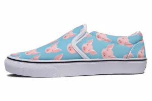 Pig Pattern Slip-On Shoes