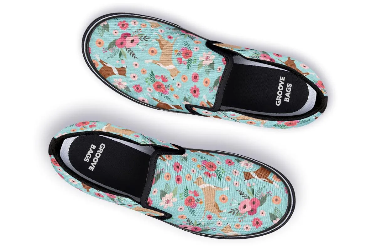 Pit Bull Flower Slip-On Shoes