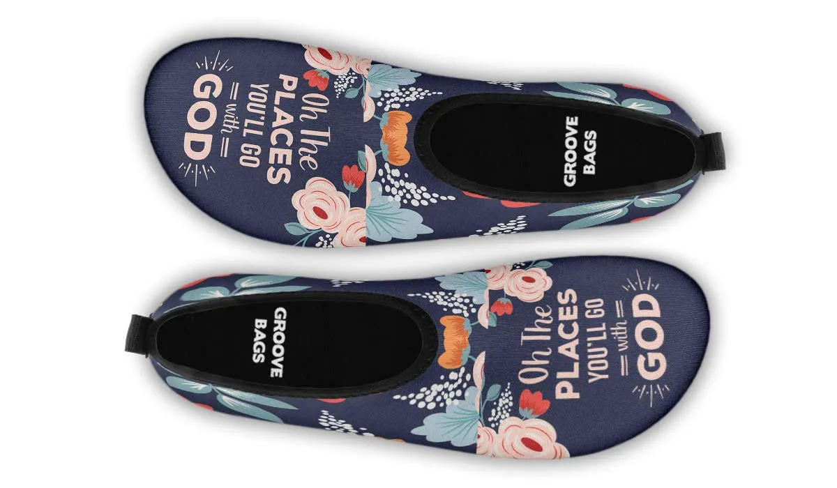 Places With God Aqua Barefoot Shoes