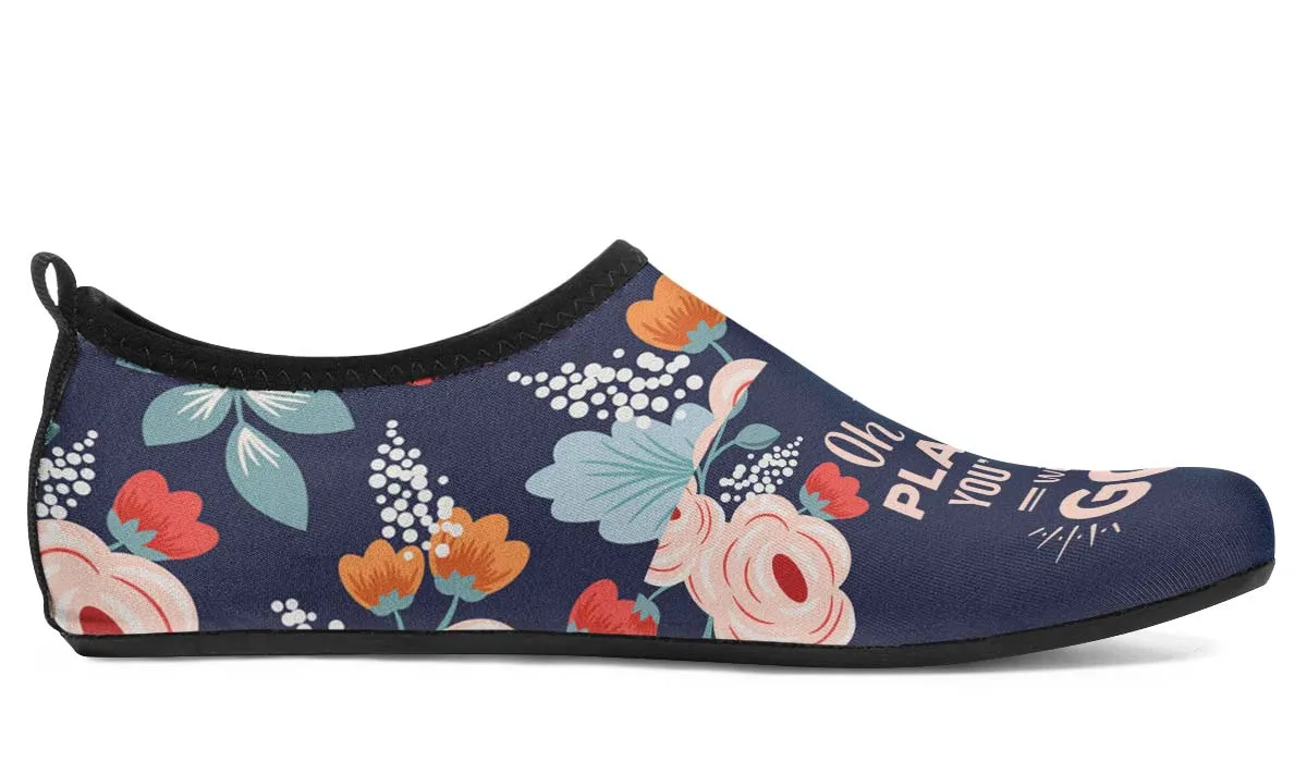 Places With God Aqua Barefoot Shoes