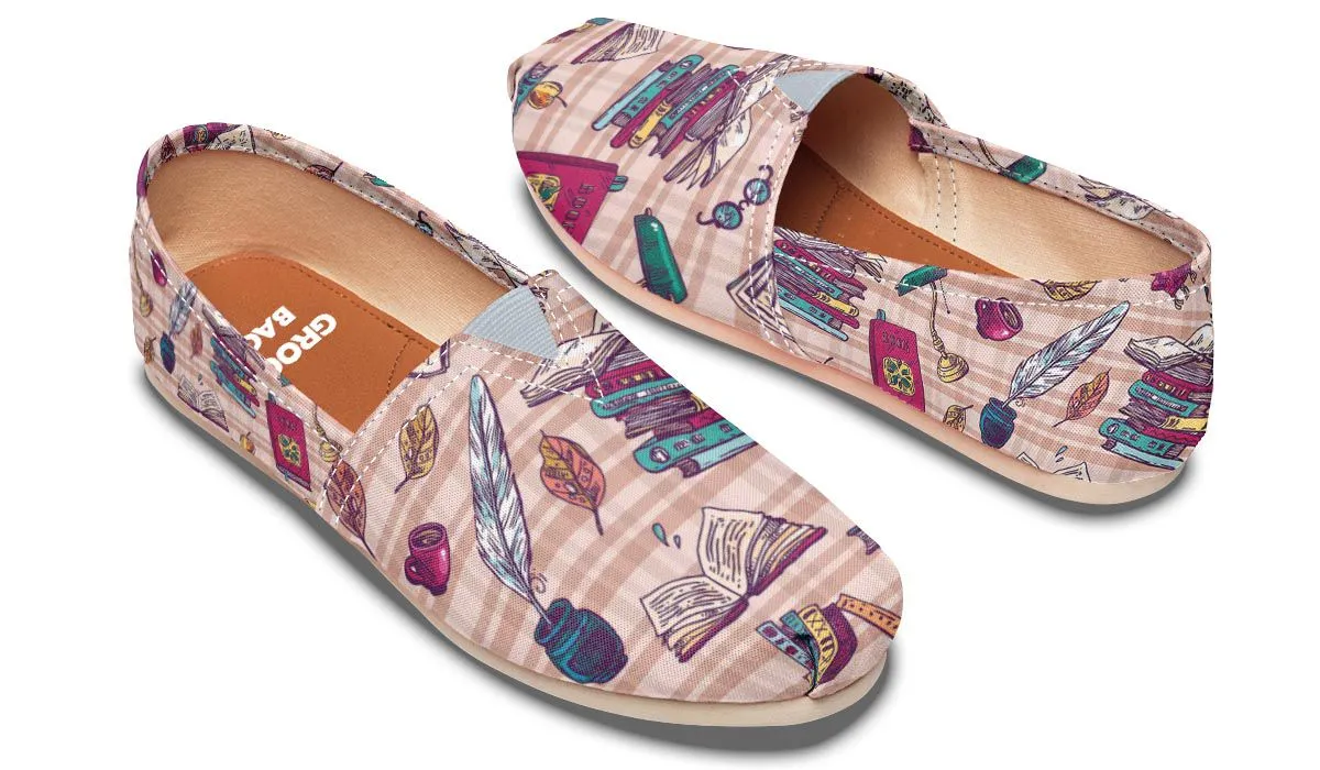 Plaid Books Casual Shoes