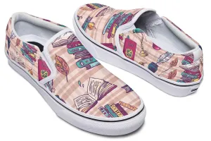 Plaid Books Slip-On Shoes