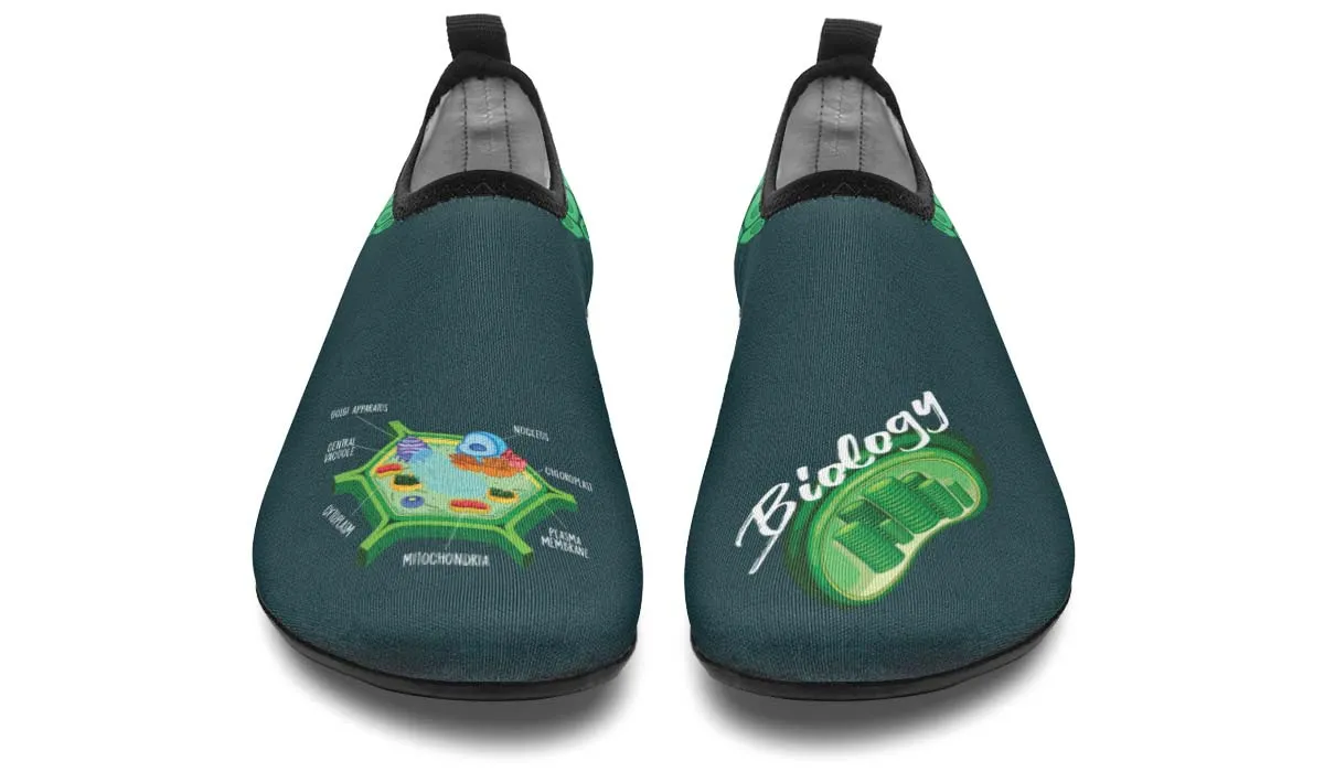 Plant Biology Aqua Barefoot Shoes