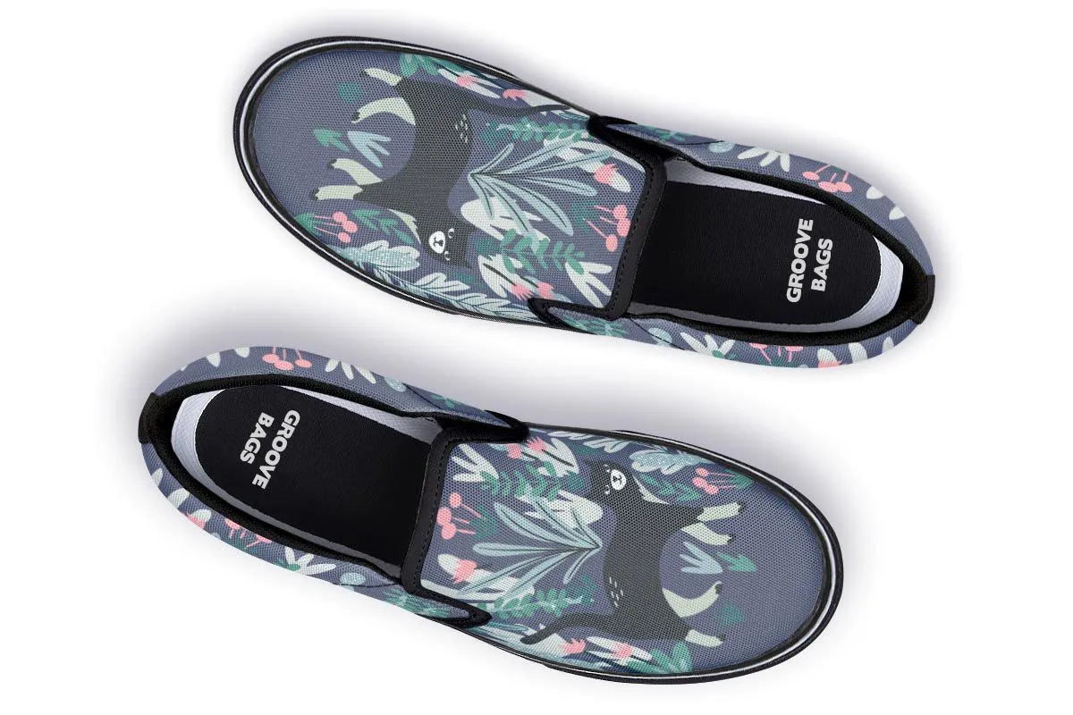 Plants Cats Slip-On Shoes