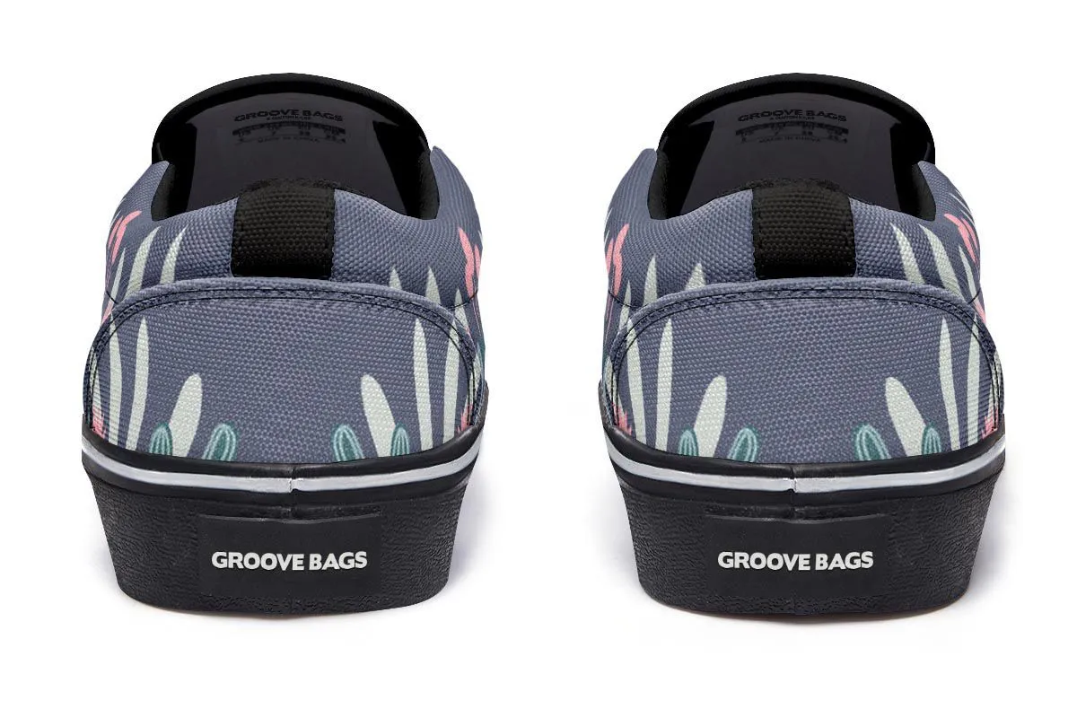Plants Cats Slip-On Shoes