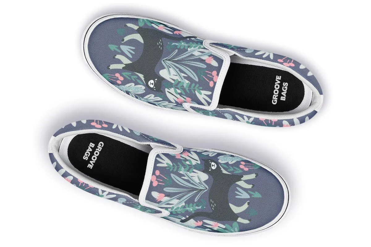 Plants Cats Slip-On Shoes