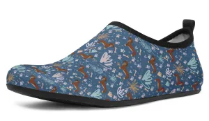 Playful Dachshund Aqua Barefoot Shoes