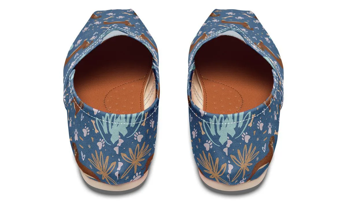 Playful Dachshund Casual Shoes
