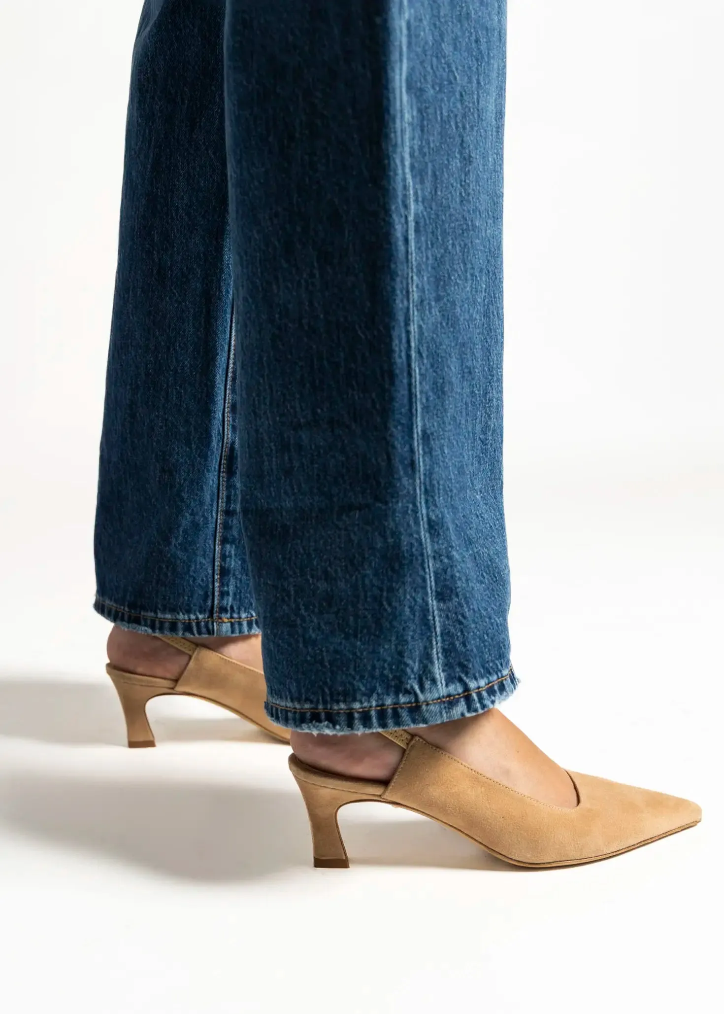 Pointed Toe Slingback Pump