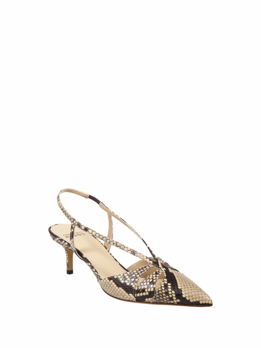 Pointed Toe Sandals With Crisscross Straps