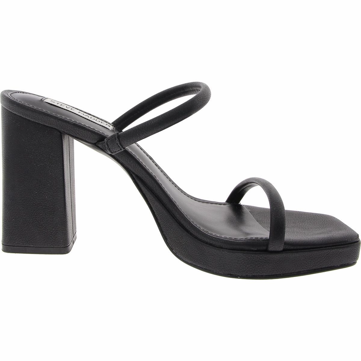 Polly Womens Faux Leather Slide Sandals