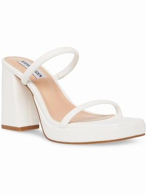 Polly Womens Faux Leather Slide Sandals