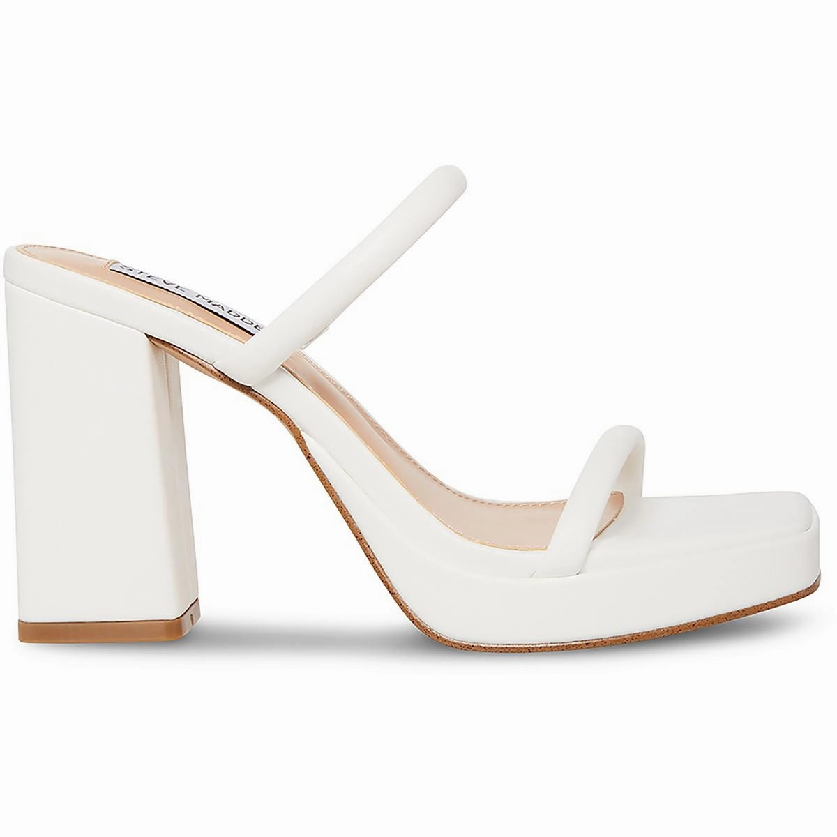 Polly Womens Faux Leather Slide Sandals