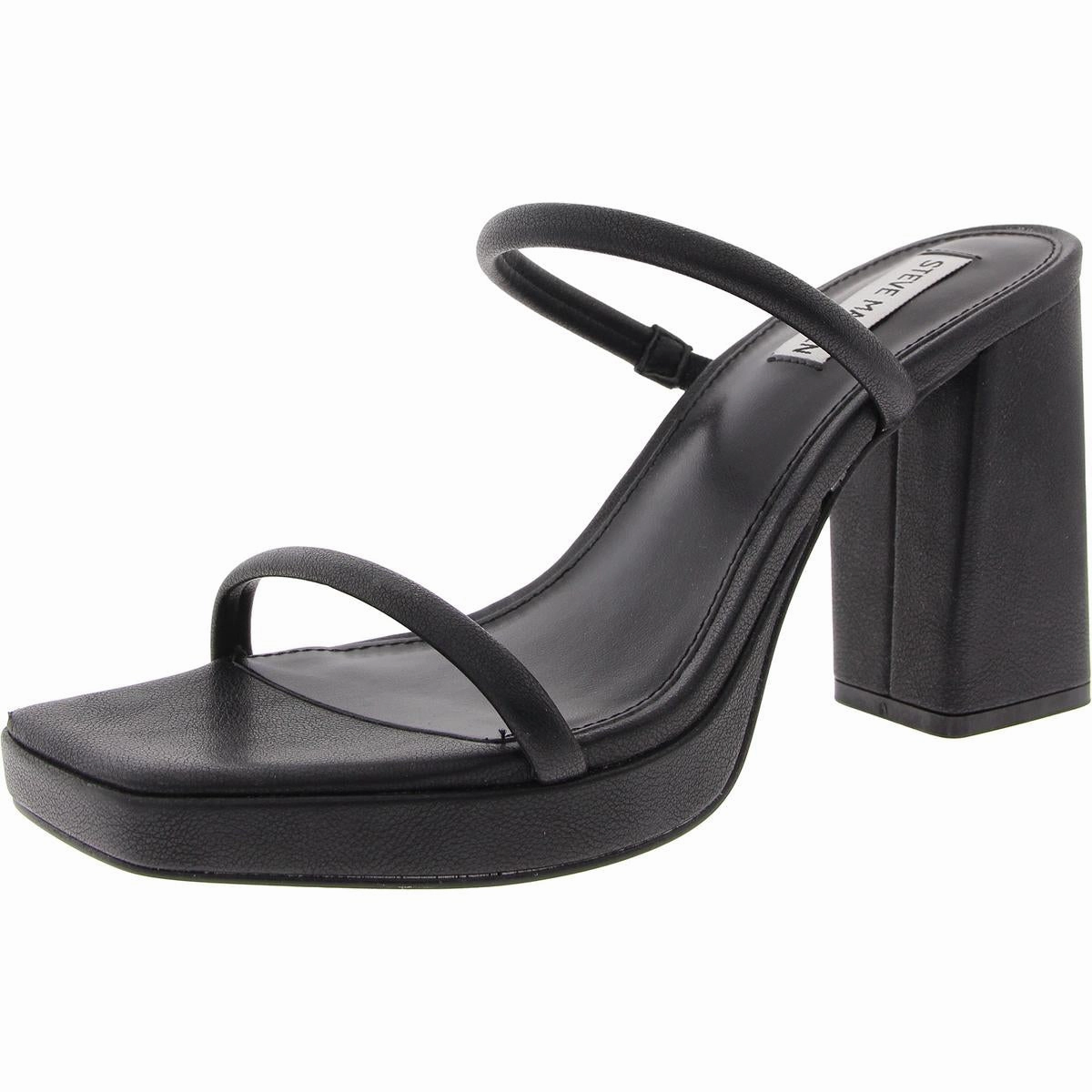 Polly Womens Faux Leather Slide Sandals