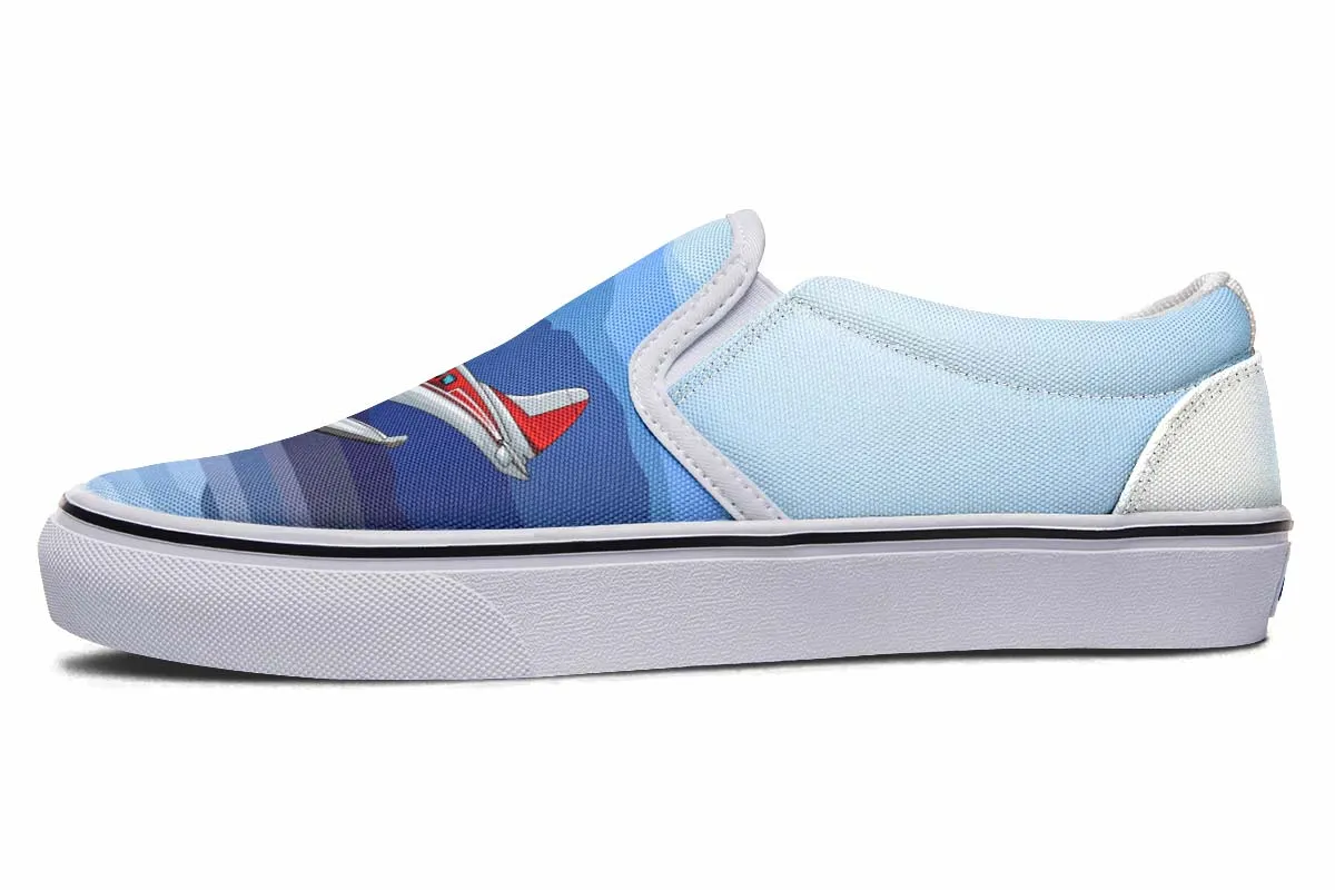 Pontoon Plane Pilot Slip-On Shoes