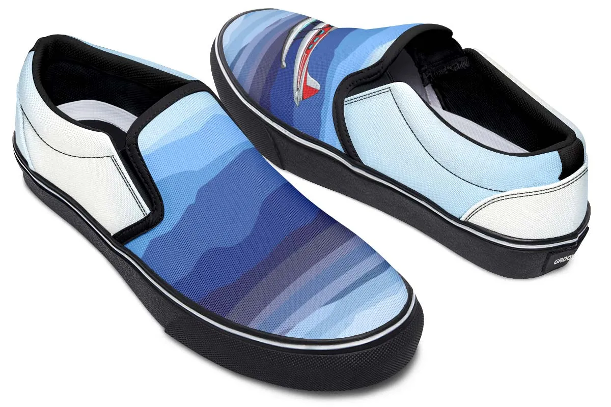 Pontoon Plane Pilot Slip-On Shoes
