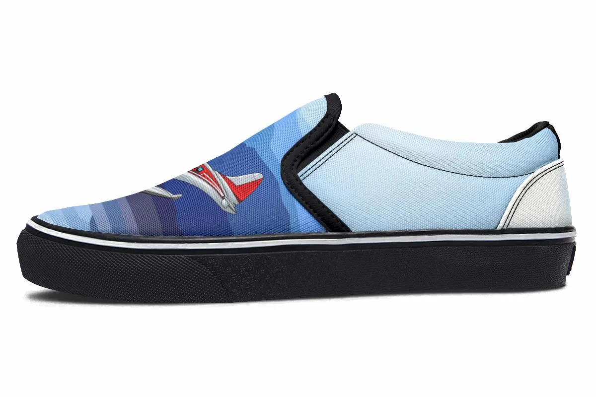 Pontoon Plane Pilot Slip-On Shoes