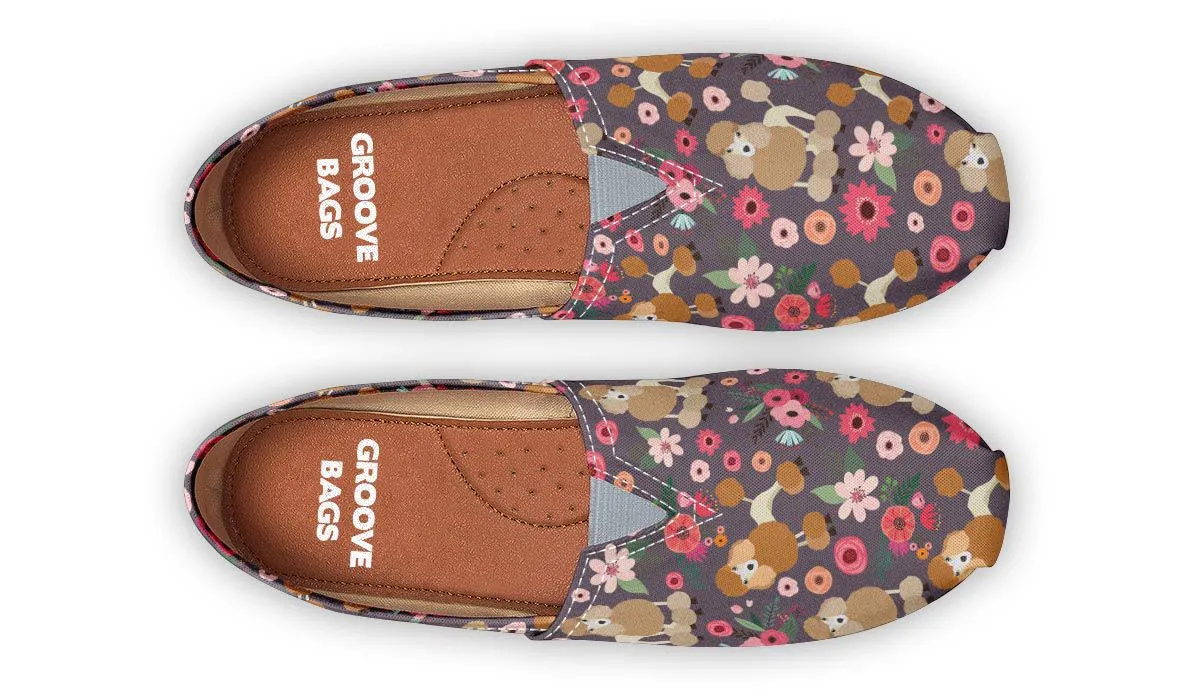 Poodle Flower Casual Shoes