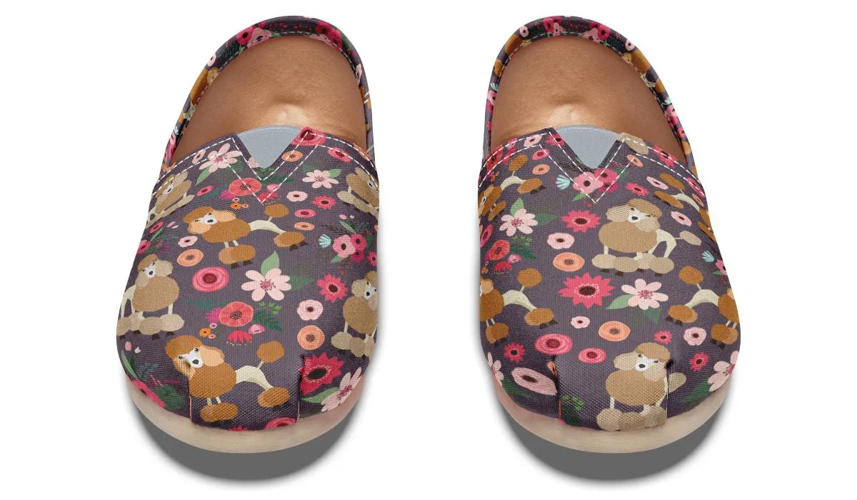Poodle Flower Casual Shoes