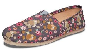 Poodle Flower Casual Shoes