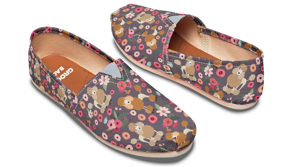 Poodle Flower Casual Shoes