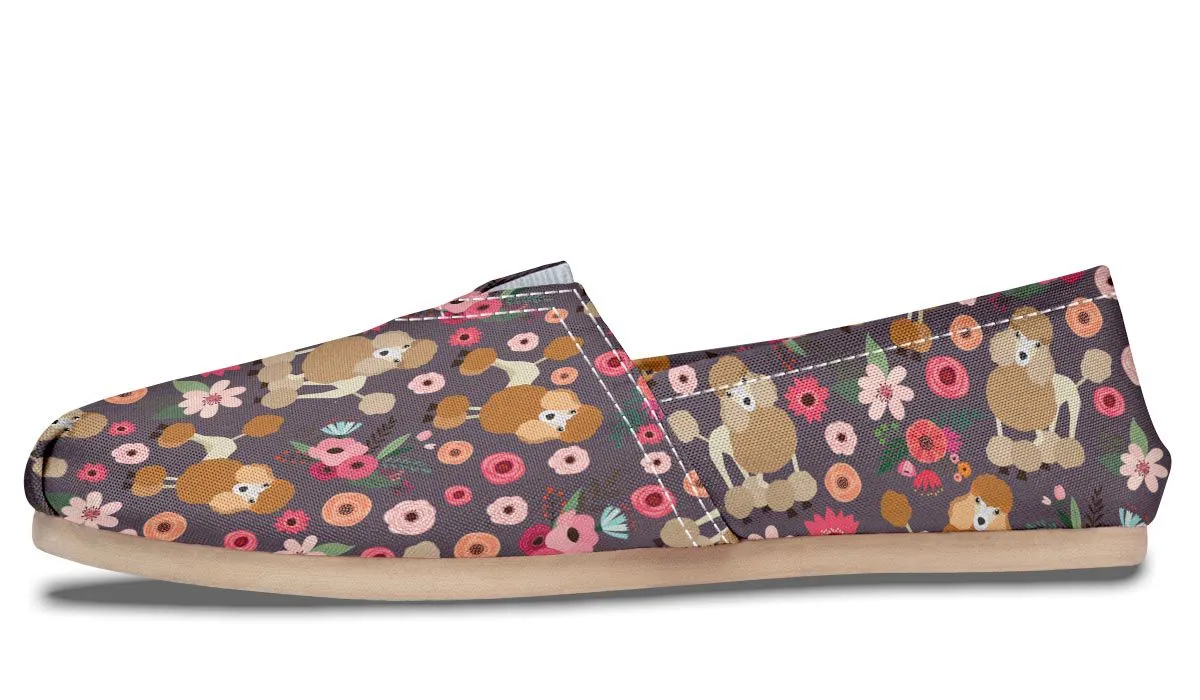 Poodle Flower Casual Shoes