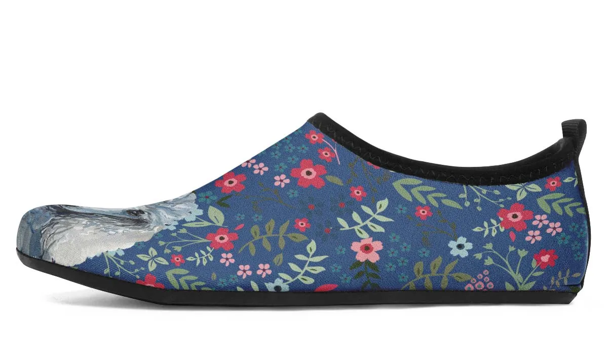 Poodle Sweetheart Aqua Barefoot Shoes