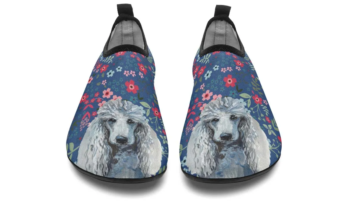 Poodle Sweetheart Aqua Barefoot Shoes