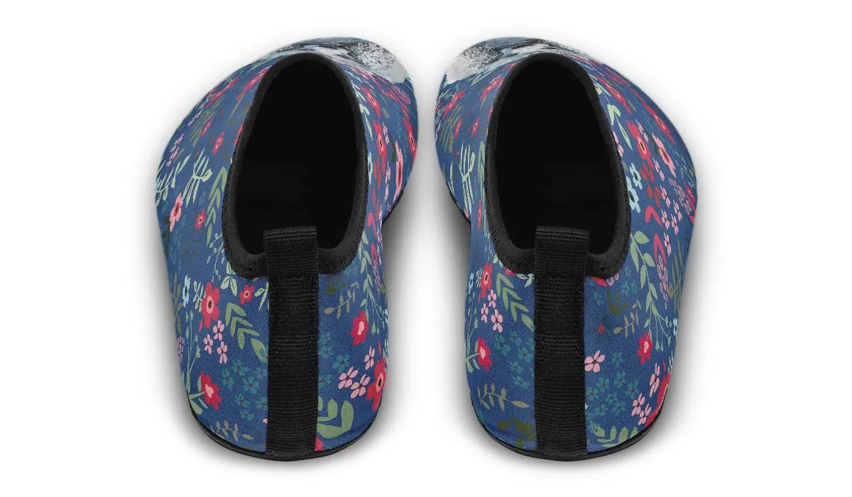 Poodle Sweetheart Aqua Barefoot Shoes