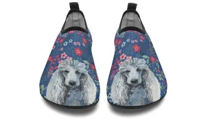 Poodle Sweetheart Aqua Barefoot Shoes