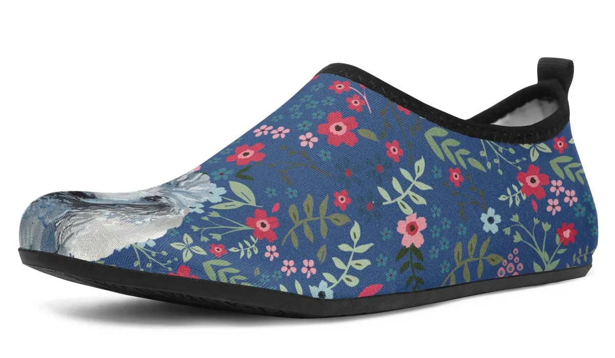 Poodle Sweetheart Aqua Barefoot Shoes