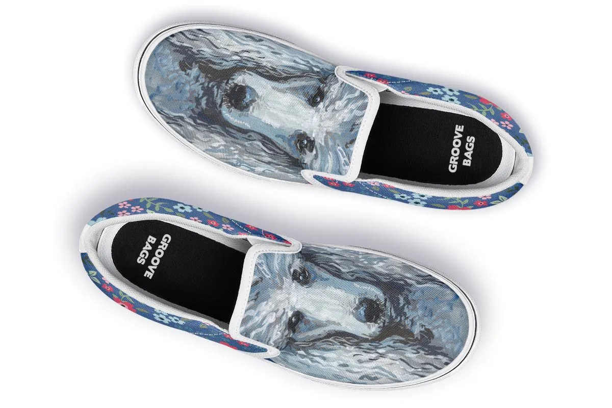 Poodle Sweetheart Slip-On Shoes