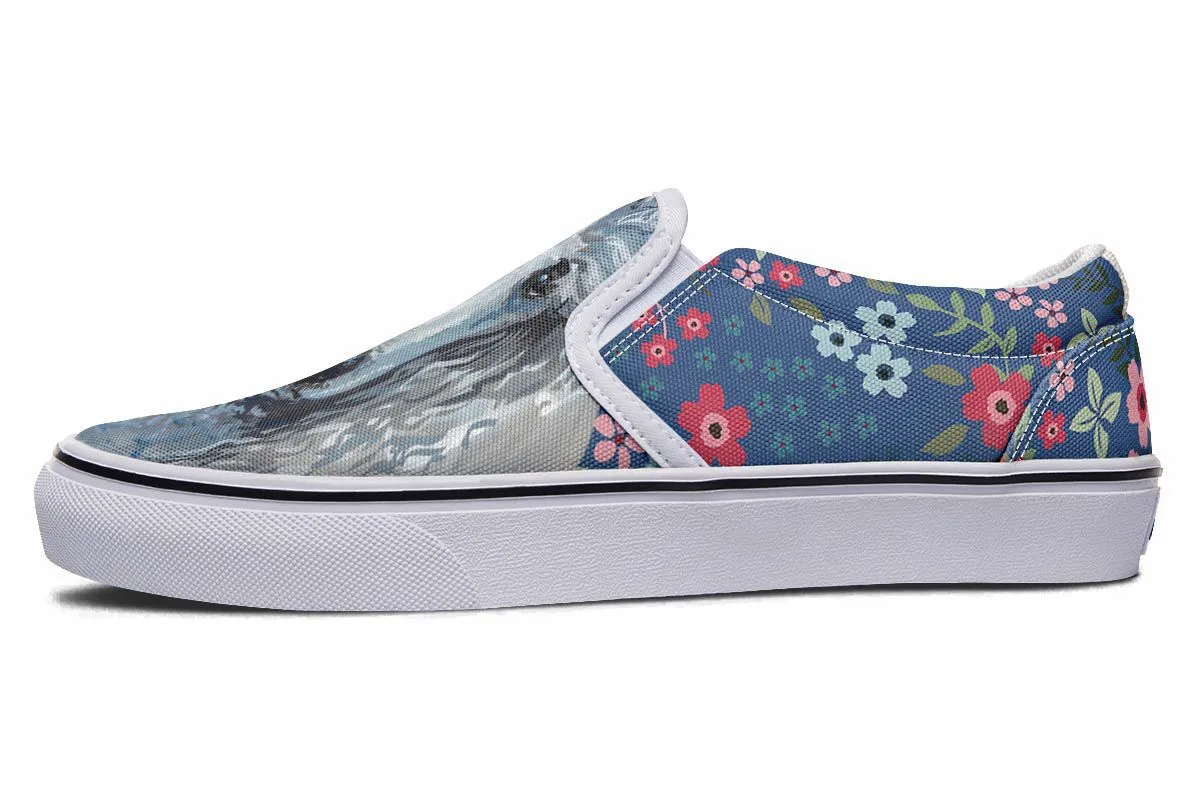 Poodle Sweetheart Slip-On Shoes