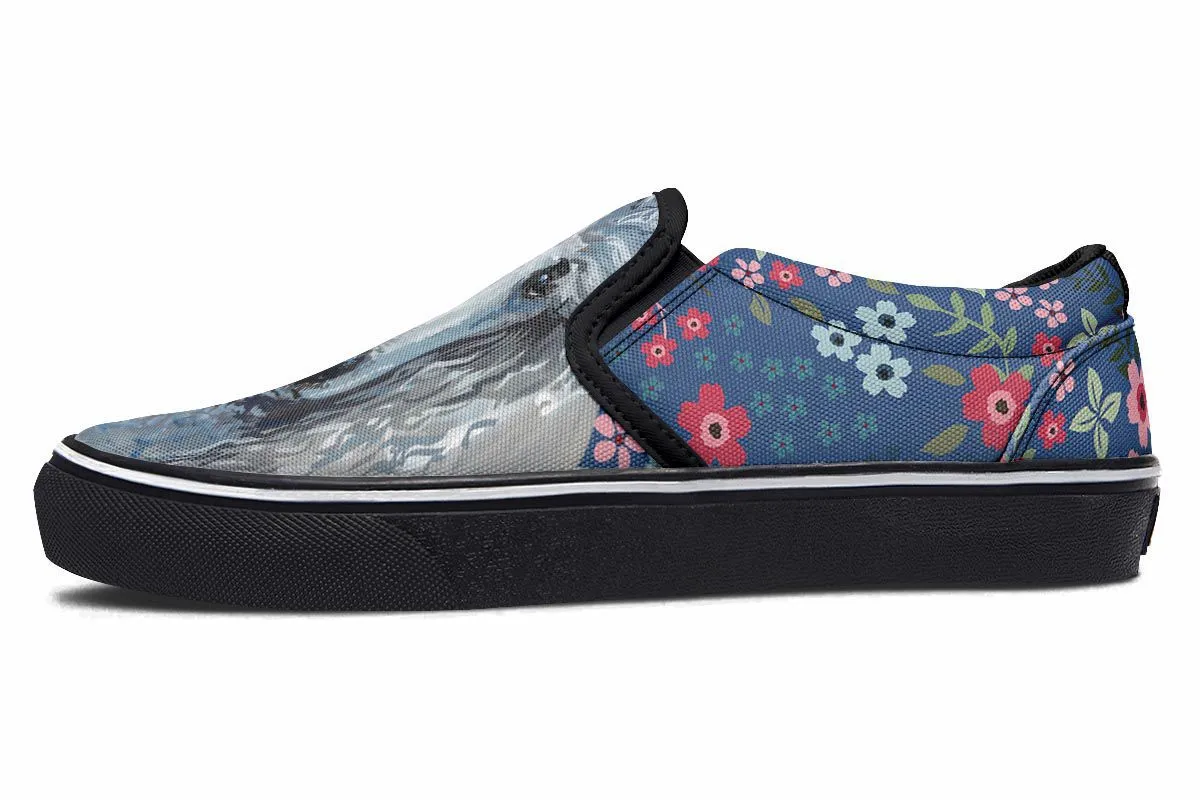Poodle Sweetheart Slip-On Shoes