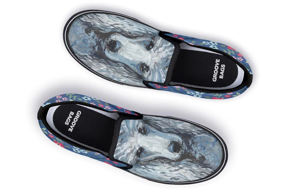 Poodle Sweetheart Slip-On Shoes