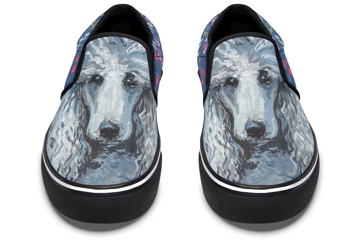 Poodle Sweetheart Slip-On Shoes