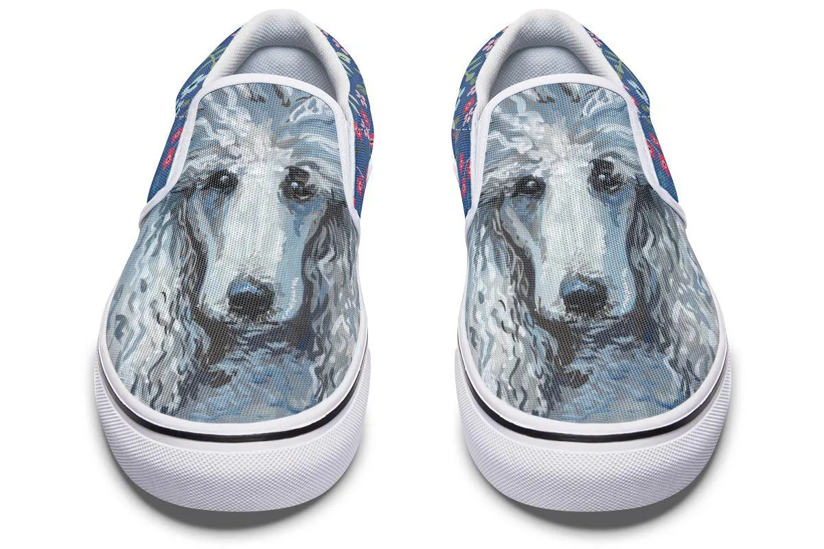 Poodle Sweetheart Slip-On Shoes