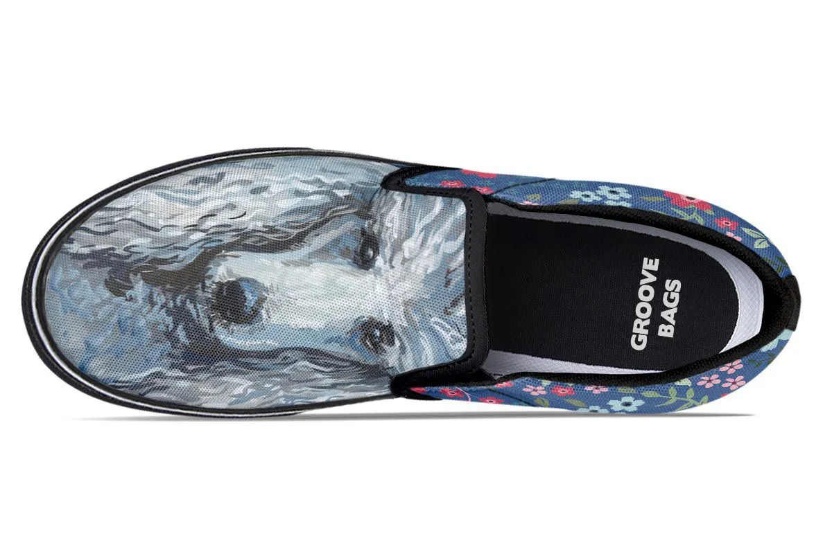 Poodle Sweetheart Slip-On Shoes