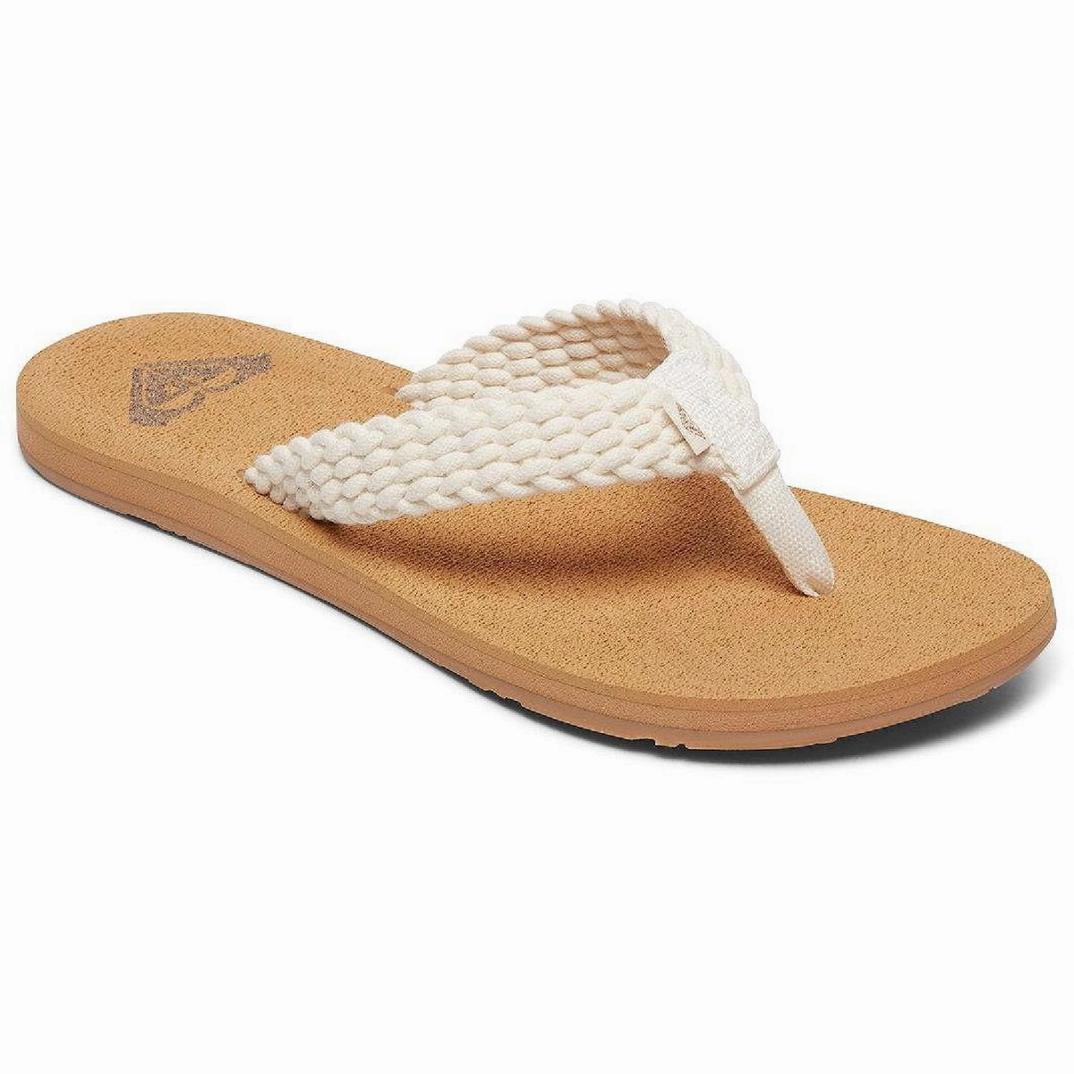 Port III Womens Cotton Braided Flip-Flops