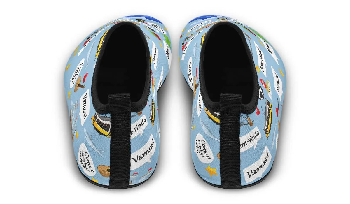 Portuguese Language Aqua Barefoot Shoes