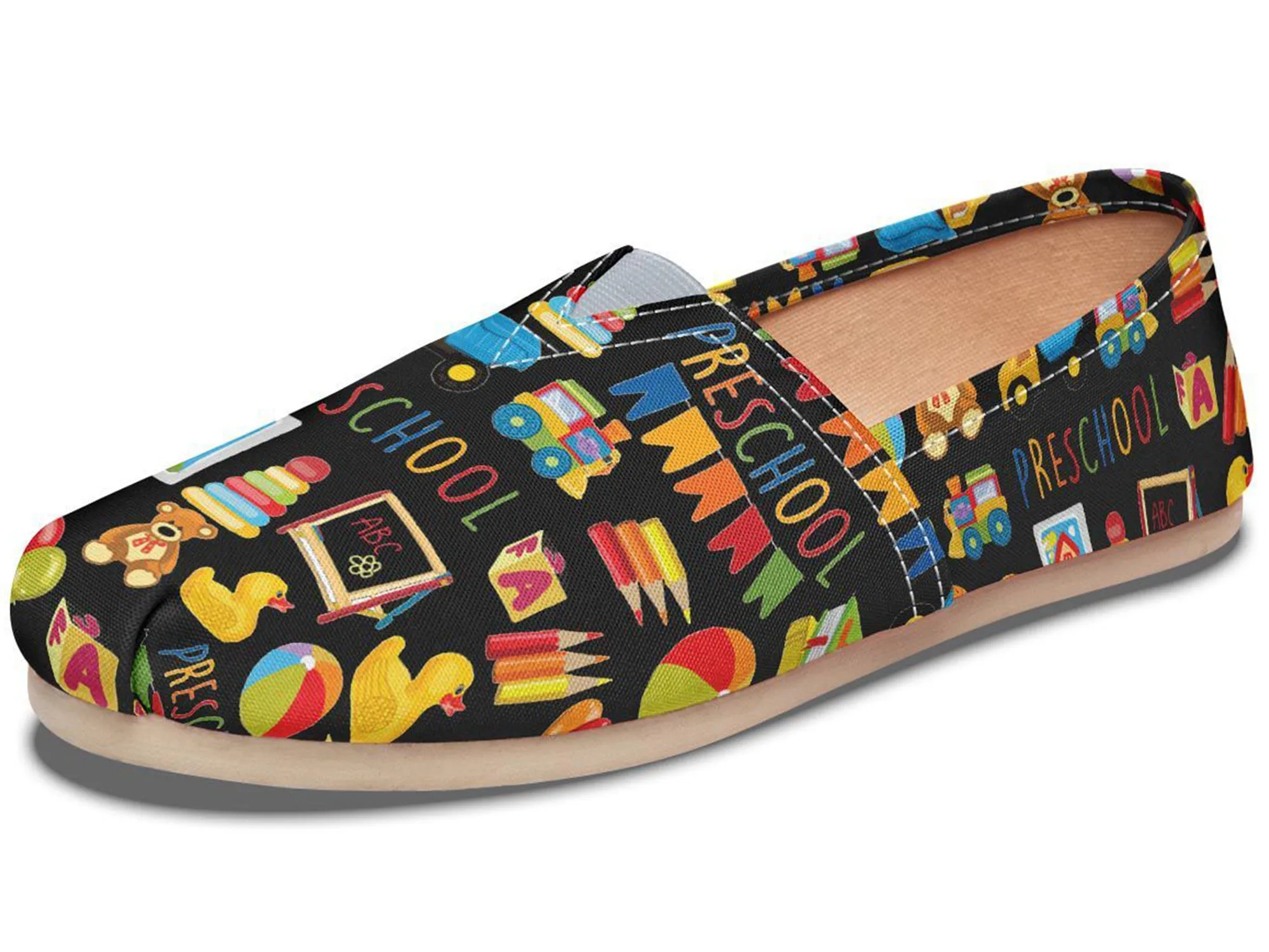 Preschool Teacher Black Casual Shoes