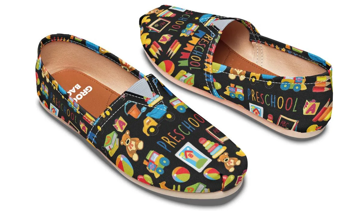 Preschool Teacher Black Casual Shoes